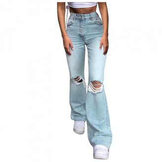 Gusspower Jeans for Women Baggy Baggy Jeans Women Loose and Comfortable Y2K  Loose Flare Denim Pants High Waist Straight Trousers for for  Winter/Autumn/Spring - ShopStyle