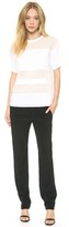 Thumbnail for your product : Alexander Wang T by Cotton Poplin Stripe Tee
