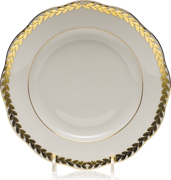 Herend Golden Laurel Salad Plate