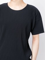 Thumbnail for your product : Issey Miyake crew-neck plissé T-shirt