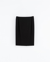 Thumbnail for your product : Zara 29489 Pencil Skirt With Front Seams