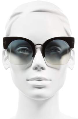 Tom Ford Savannah 55mm Cat Eye Sunglasses