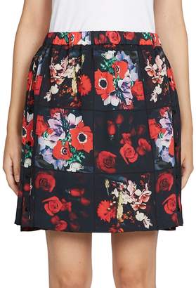 Kenzo Women's Antonio's Floral-Print Cotton Skirt