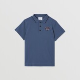 Thumbnail for your product : Burberry Childrens Thomas Bear Motif Cotton Piqué Polo Shirt