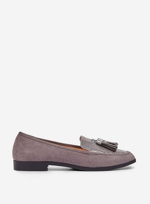 Dorothy Perkins Womens Grey 'Lille' Loafers, Grey