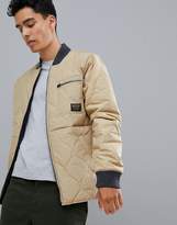 Thumbnail for your product : Burton Snowboards Mallett Quilted Bomber Jacket In Beige