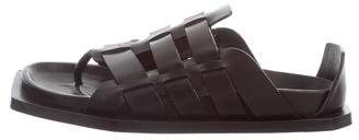 Rick Owens Leather Gladiator Sandals