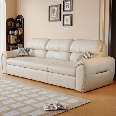 Style Cat - Scratch Resistant Leather Carbon Steel Sofa
