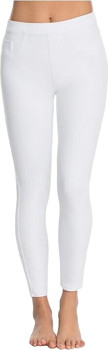 Spanx Jean-ish Ankle Leggings (White) Women's Clothing - ShopStyle