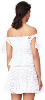 Thumbnail for your product : Rebecca Taylor Off-The-Shoulder Amora Eyelet Top