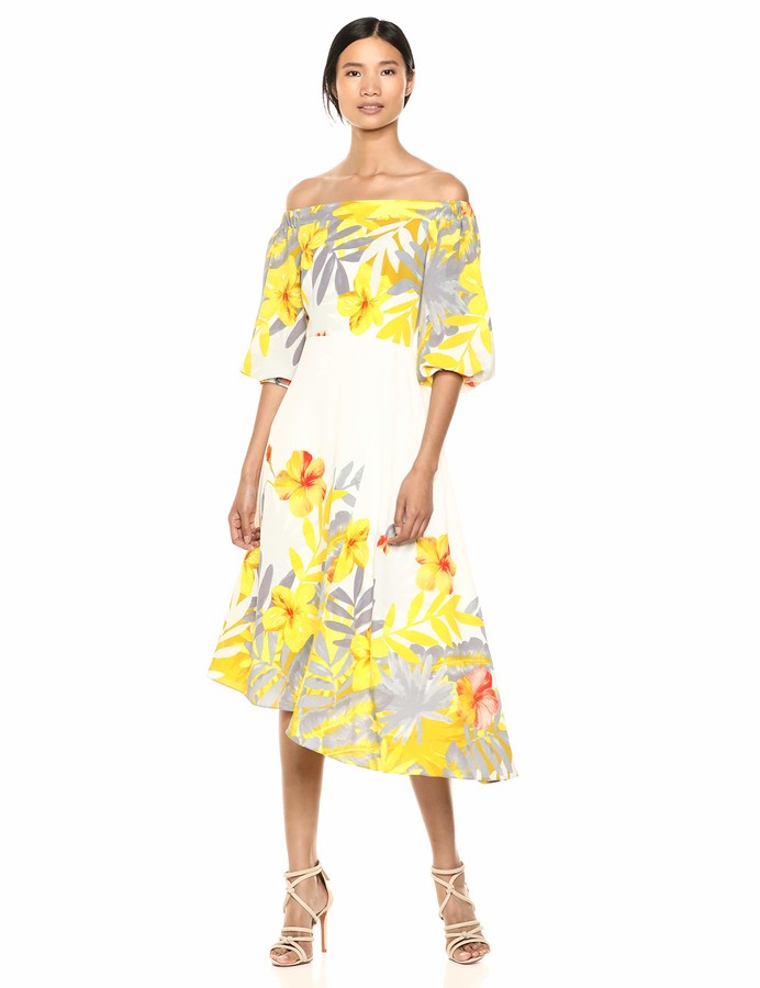 donna morgan one shoulder dress