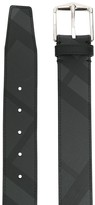 Thumbnail for your product : Burberry Leather Trim London Check Belt
