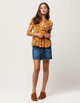 Thumbnail for your product : Patrons Of Peace Floral Womens Wrap Top