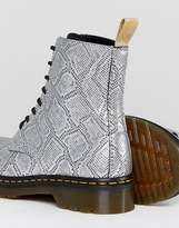 Thumbnail for your product : Dr. Martens Vegan Silver Snake Lace Up Boots