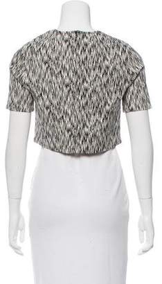 Torn By Ronny Kobo Patterned Crop Top