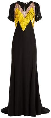 Altuzarra Loretta Sequin Embellished Silk Gown - Womens - Black