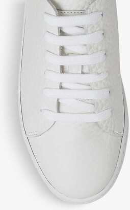 LK Bennett Tulum low-top grainy leather trainers
