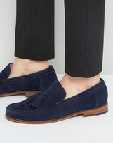 Thumbnail for your product : Grenson Grayson Suede Tassel Loafers