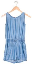 Thumbnail for your product : Vince Girls' Chambray Sleeveless Romper