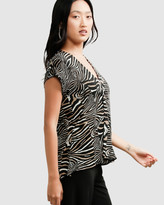 Thumbnail for your product : SACHA DRAKE - Women's Neutrals Tops - V-neck Relaxed Top - Size One Size, 8 at The Iconic