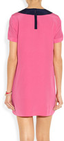 Thumbnail for your product : Marc by Marc Jacobs Bowery collar-appliquéd silk crepe de chine dress