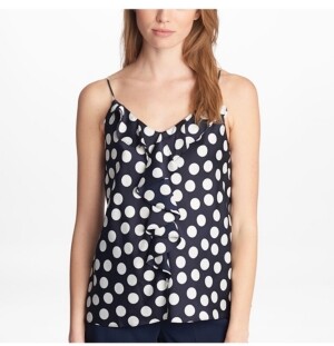 polka dot spaghetti strap top