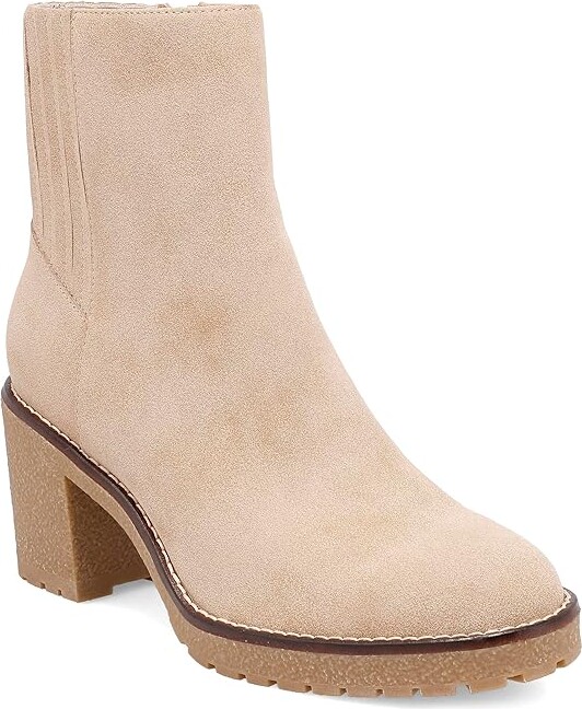 Mia Harlow Women's Wedge Shoes Sand : 8.5 M, Leather/Suede