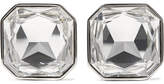Thumbnail for your product : Saint Laurent Smoking Silver-tone Crystal Clip Earrings