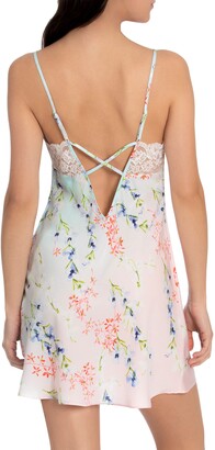 Jonquil Pearl Floral Satin & Lace Chemise