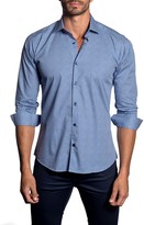 Thumbnail for your product : Jared Lang Geo Long Sleeve Trim Fit Shirt