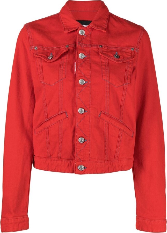 DSQUARED2 Boyfriend Denim Jacket ShopStyle