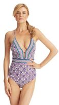 Thumbnail for your product : Nanette Lepore Mallorca Mosaic One Piece Swimsuit