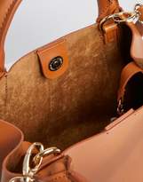 Thumbnail for your product : ASOS DESIGN mini tuck side bonded shopper bag