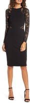 Thumbnail for your product : French Connection Viven Long Sleeve Lace Sheath Dress