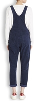 Thumbnail for your product : Current/Elliott Shirley navy corduroy dungarees