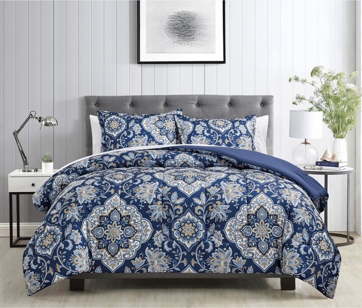 Sunham Classic Damask 3-Pc. Comforter Set, Exclusively at Macy's