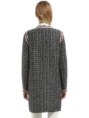 Moncler Gamme Rouge Tweed Coat & Nylon Down Jacket