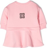 Thumbnail for your product : Givenchy Kids Logo-Print Flared Dress