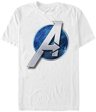 Fifth Sun Tee Shirts WHITE - Avengers White Game Circle Logo Crewneck Tee - Adult