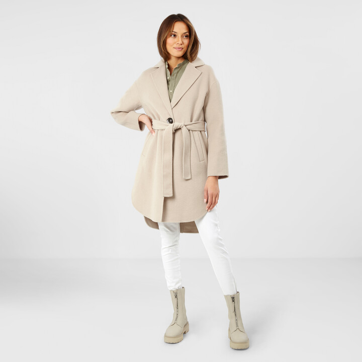 Oatmeal Coats | Shop the world's largest collection of fashion 