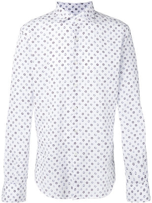 Glanshirt flower print shirt - men - Cotton/Linen/Flax - 41