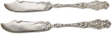Thumbnail for your product : One Kings Lane Vintage Sterling Butter/Pate Knives - Set of 2 - Rose Victoria