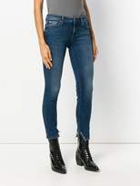 Thumbnail for your product : 7 For All Mankind distressed hem skinny jeans