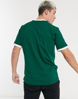 Thumbnail for your product : adidas adicolor three stripe t-shirt in green