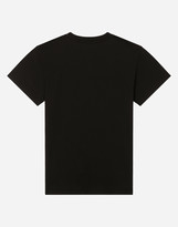 Thumbnail for your product : Dolce & Gabbana Jersey T-Shirt With Laurel And Crown Print