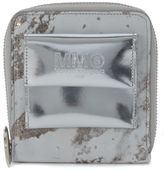 Thumbnail for your product : MM6 MAISON MARGIELA Silver And White Leather Wallet