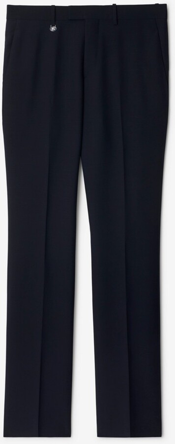 Burberry Wool Mohair Tailored Trousers Size: 38