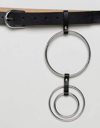 ASOS Waist & Hip Belt With Multi Circle Rings