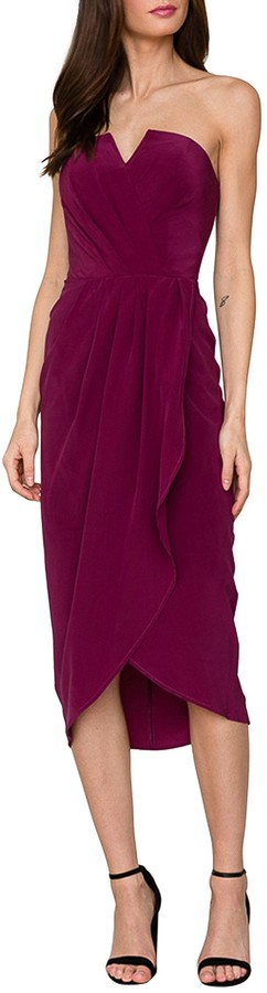 yumi kim glamour night midi dress
