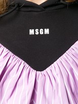 Thumbnail for your product : MSGM Ruffle Trim Hoodie